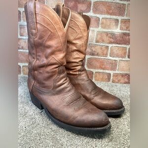 Tecovas Brown Leather Cowboy Boots